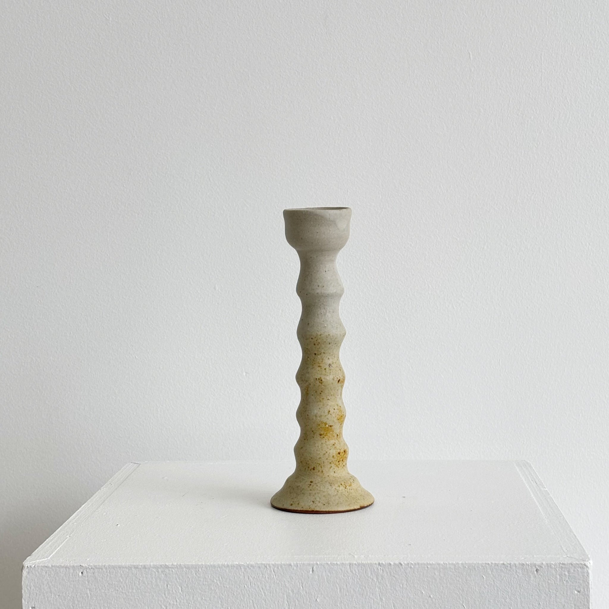 Candle Stick Tall Grey